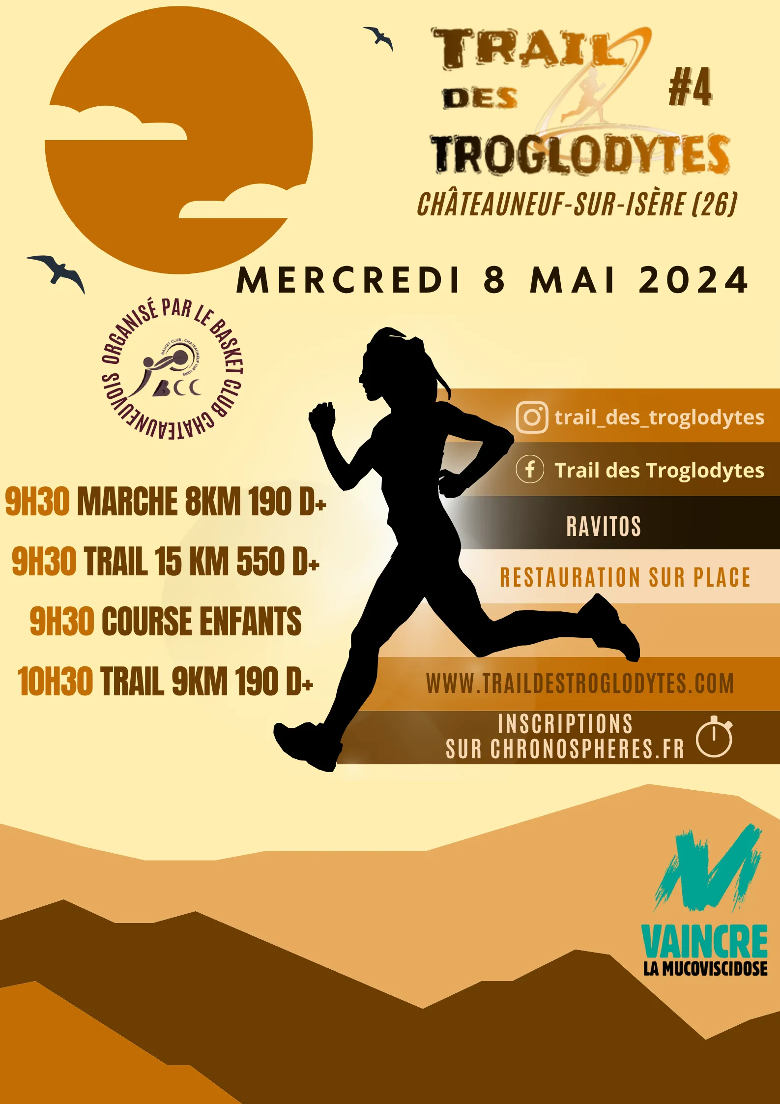 affiche de la course