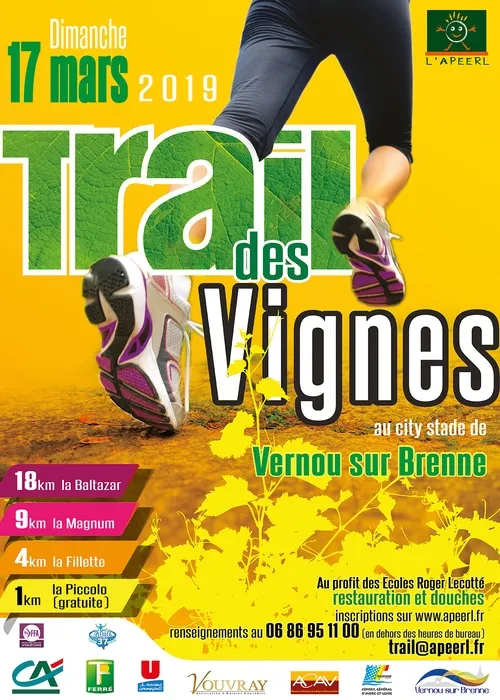 Trail des Vignes de Vernou 2025 Inscription Résultats