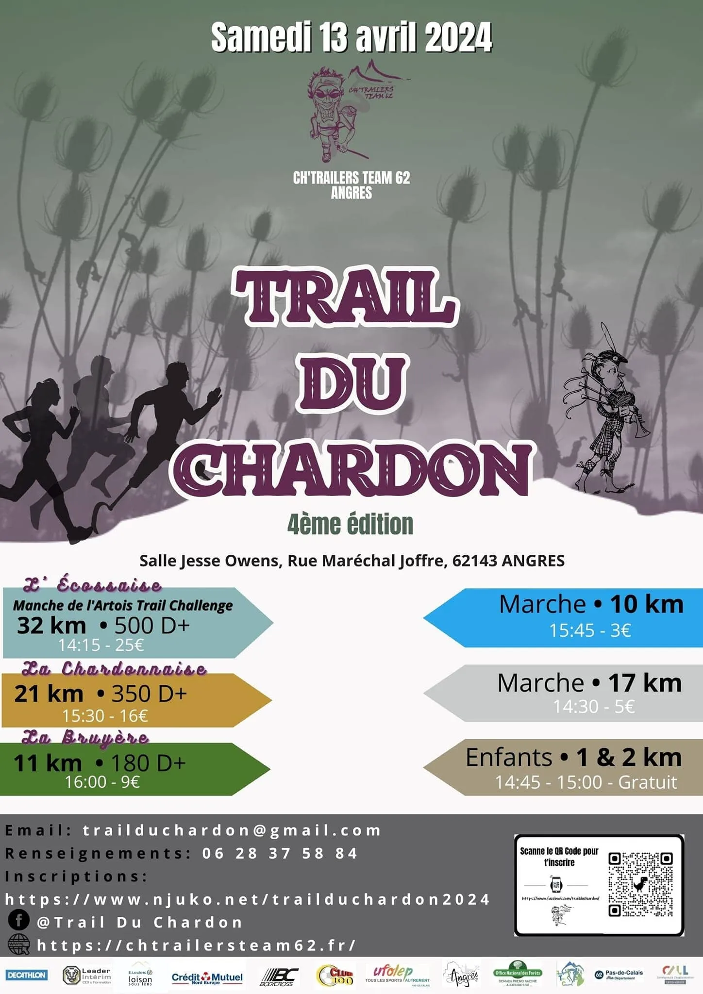 affiche de la course