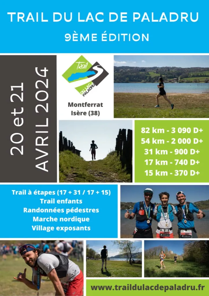 Trail du Lac de Paladru 2024 Inscription Résultats