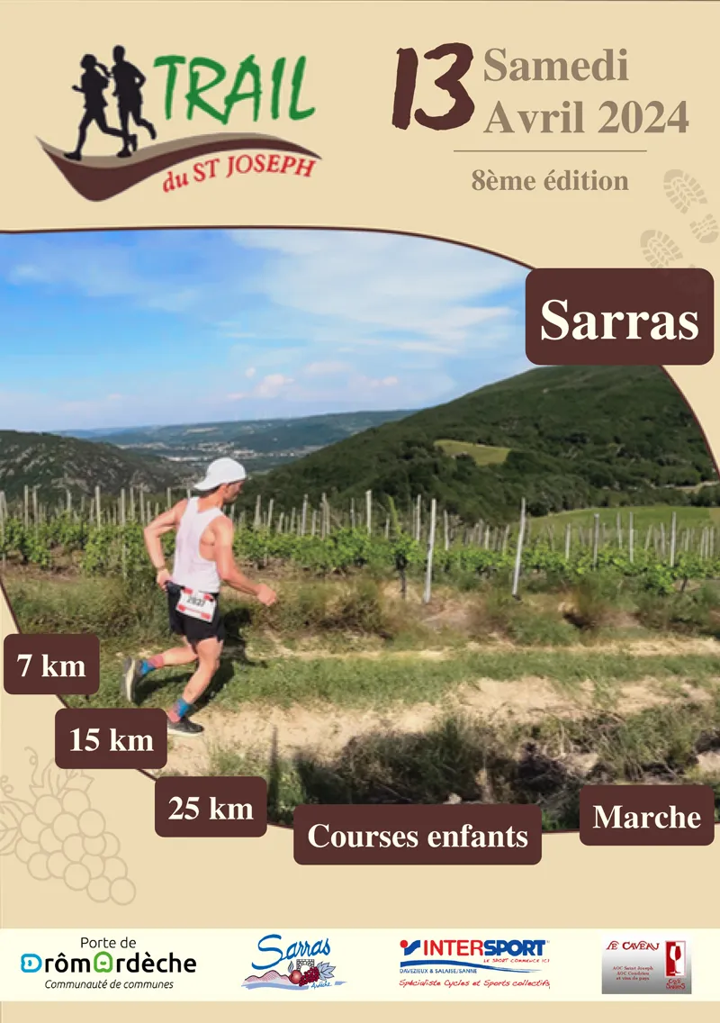 Trail du Saint Joseph – Sarras 2024 Inscription Résultats