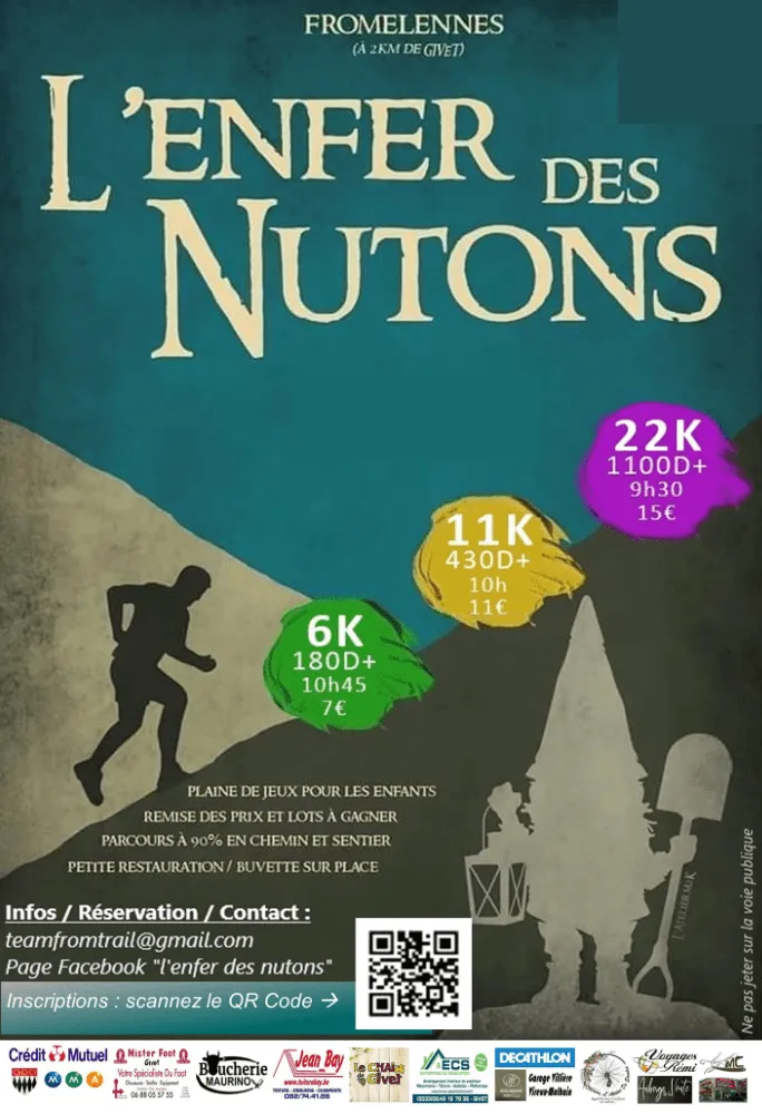 Trail L’Enfer des Nutons – Fromelennes 2024 Inscription Résultats