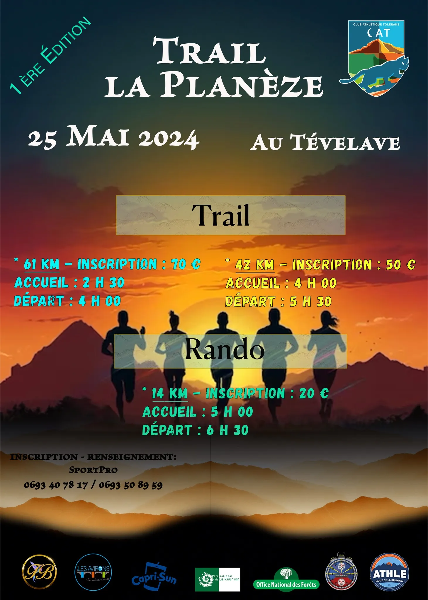 Trail la Planéze 2024 Inscription Résultats