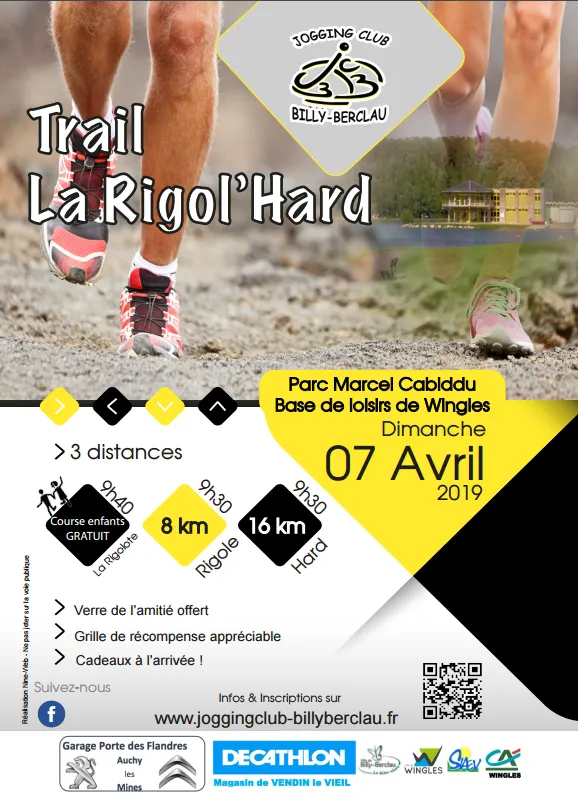 affiche de la course