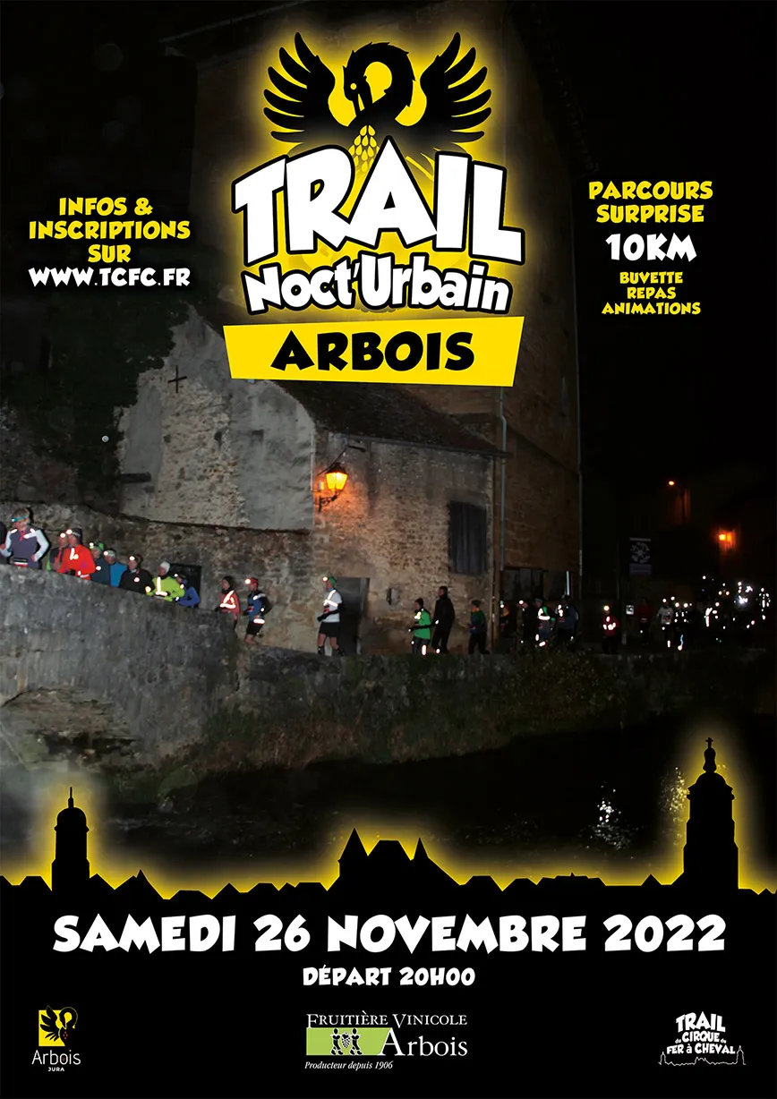 Trail noct’urbain d’Arbois 2024 Inscription Résultats