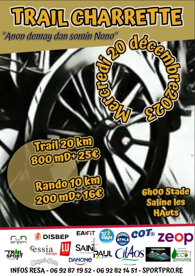 affiche de la course