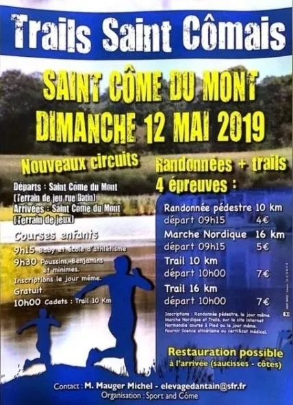 affiche de la course