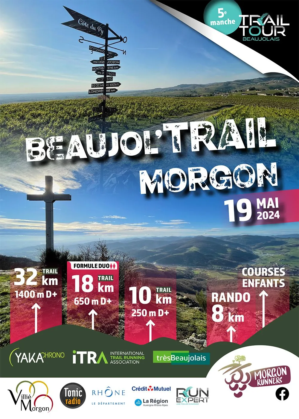 Trail Villié Morgon – Beaujolais Challenge 2024 Inscription Résultats