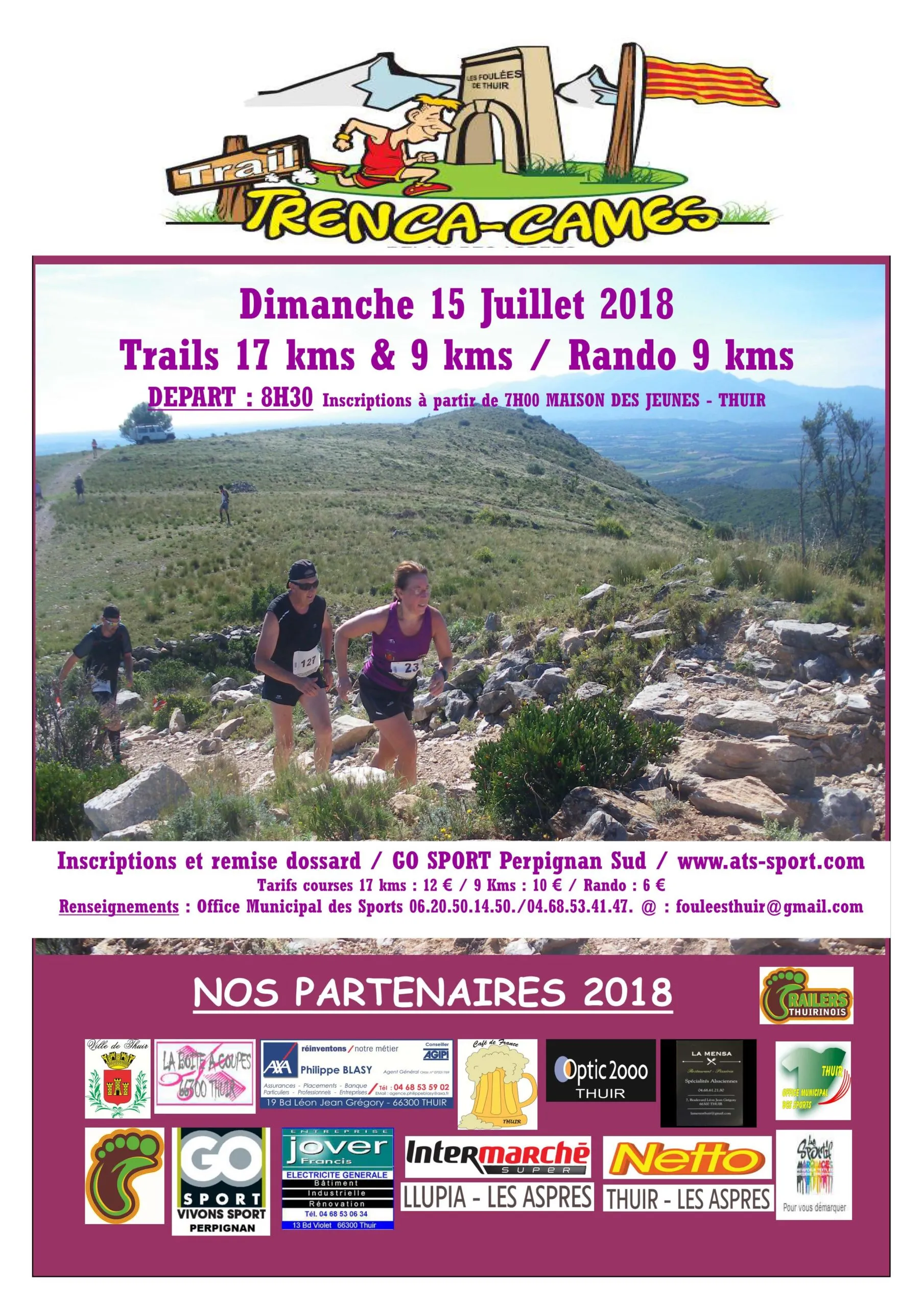 affiche de la course