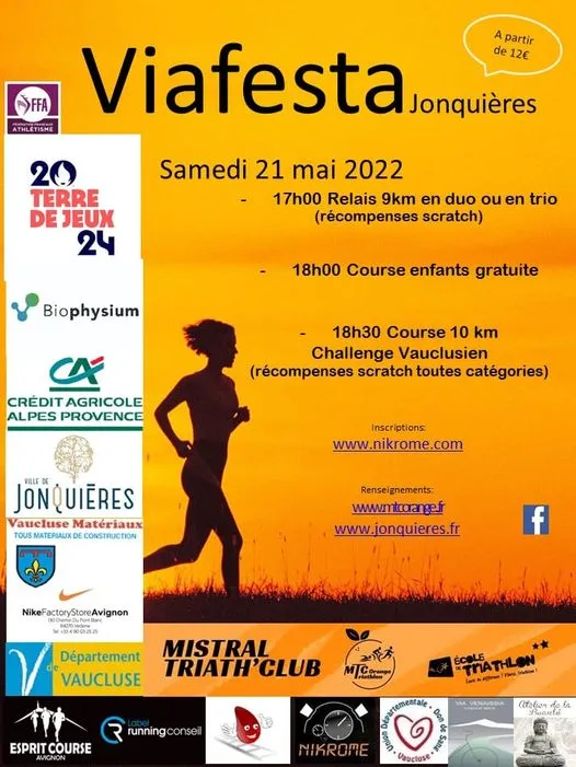 affiche de la course