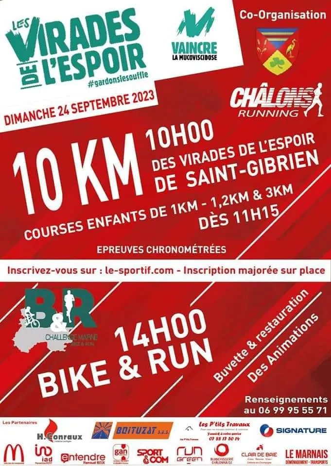 affiche de la course