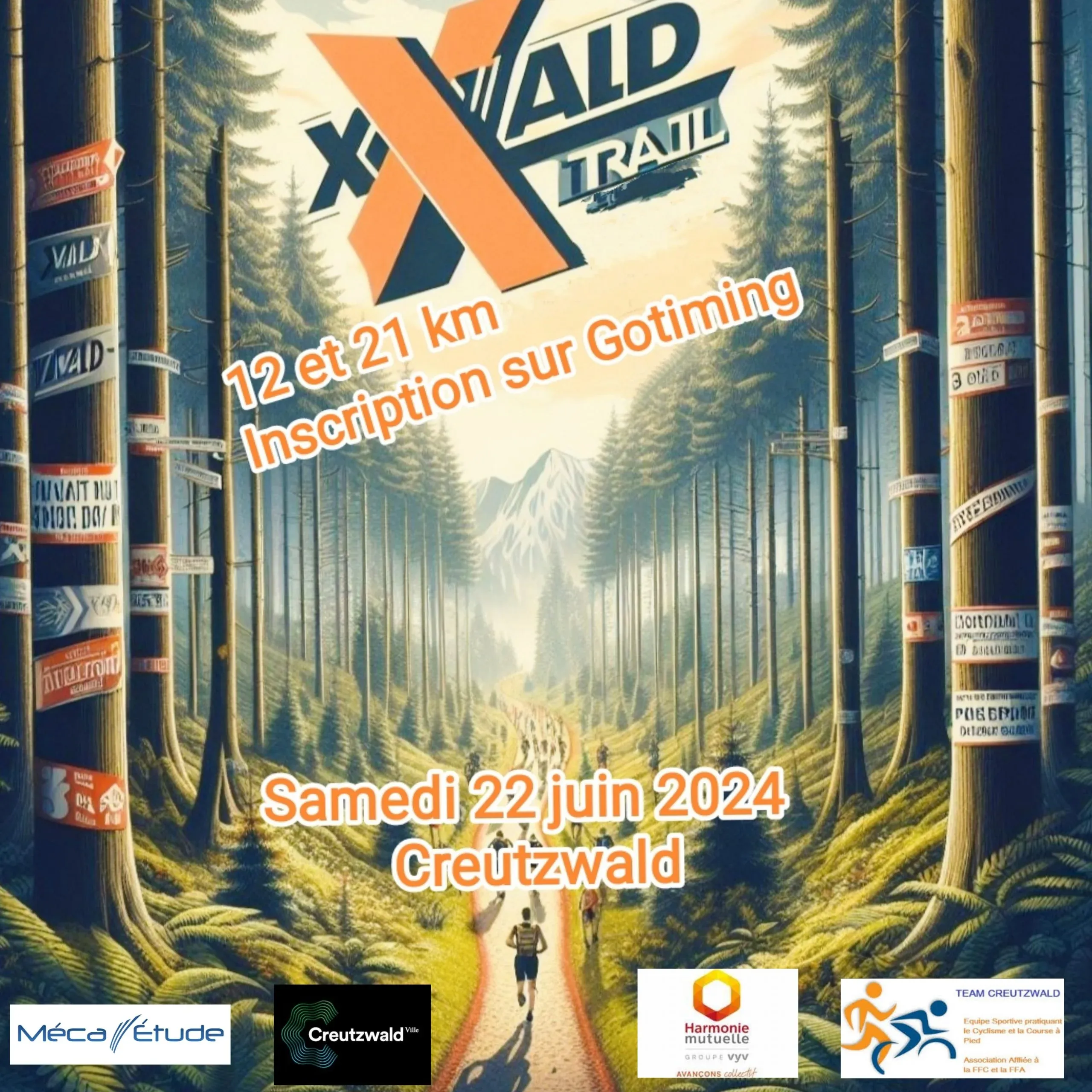 affiche de la course