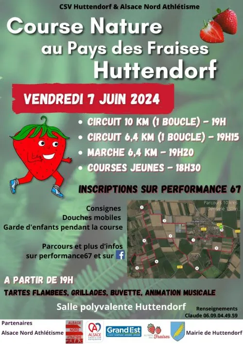 10 km nature de Huttendorf 2024 Inscription Résultats