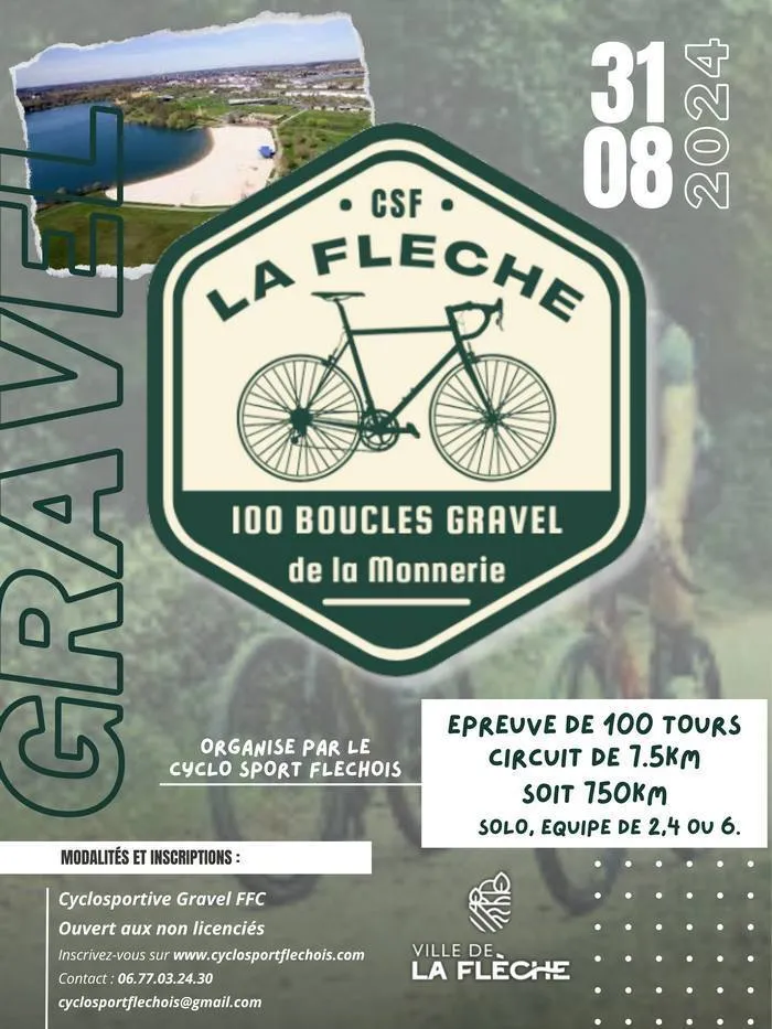 100 boucles gravel de la Monnerie 2024 Inscription Résultats