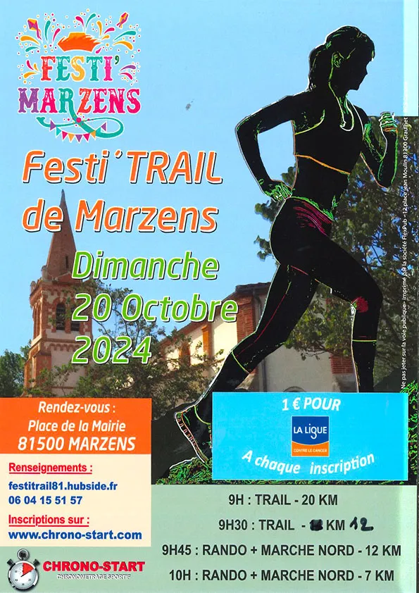 Festi trail de Marzens 2024 Inscription Résultats