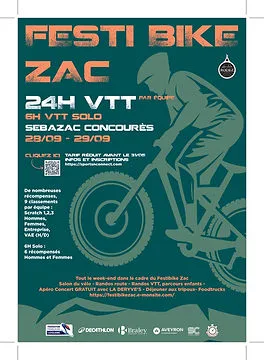 Festibike’Zac 2024 Inscription Résultats