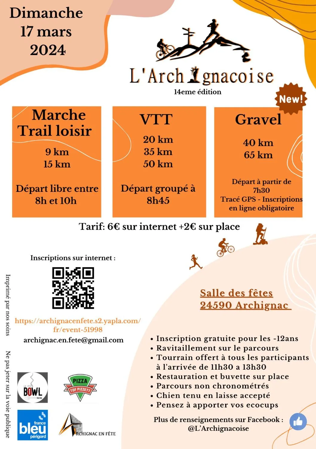 affiche de la course