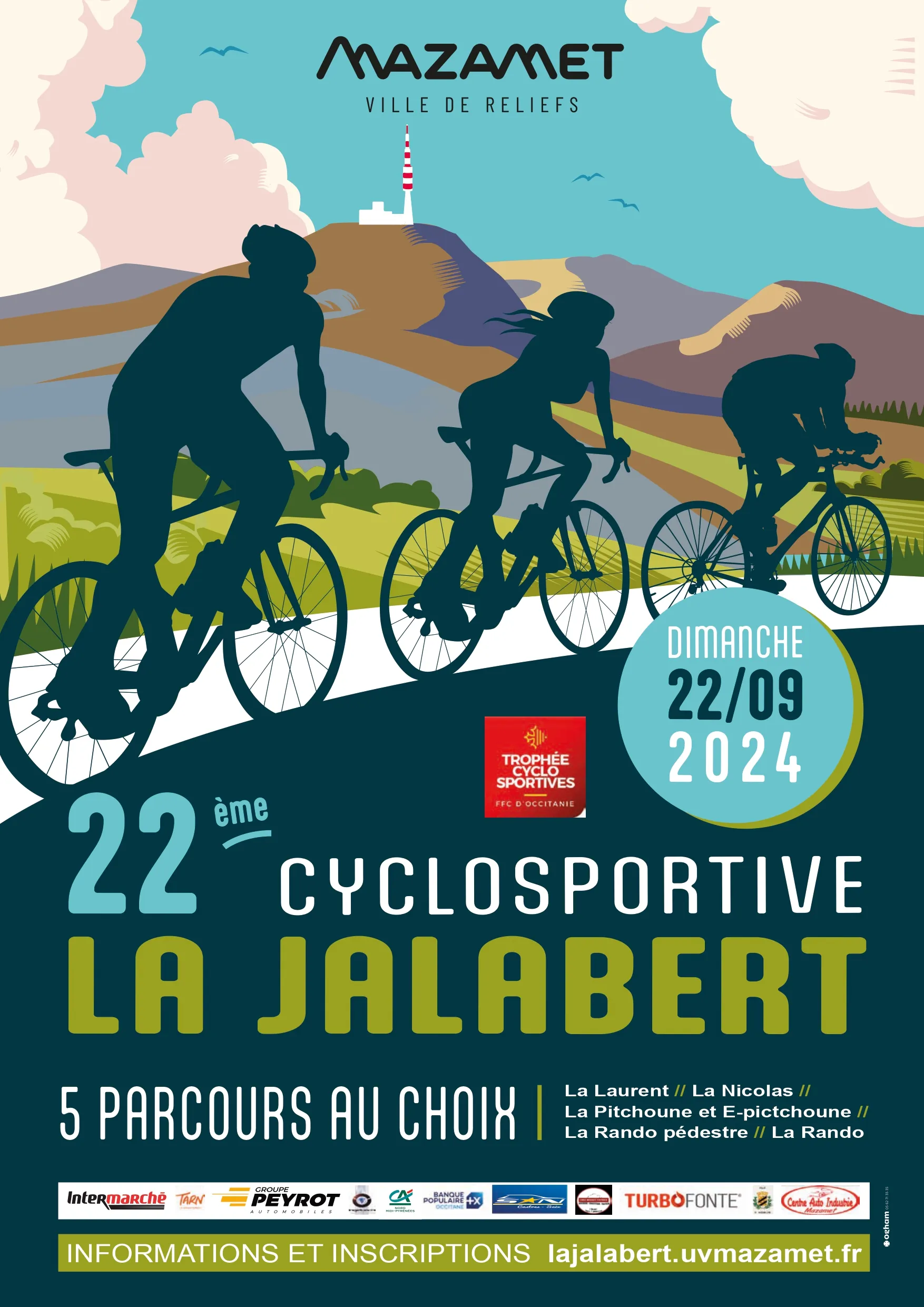 affiche de la course