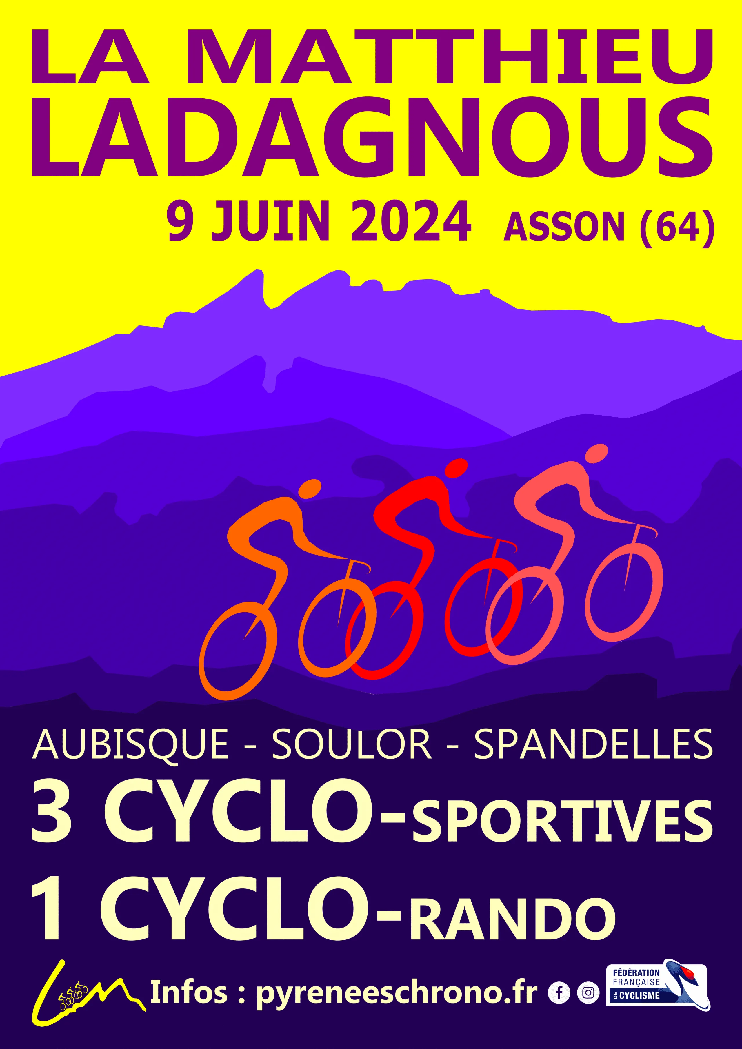 affiche de la course