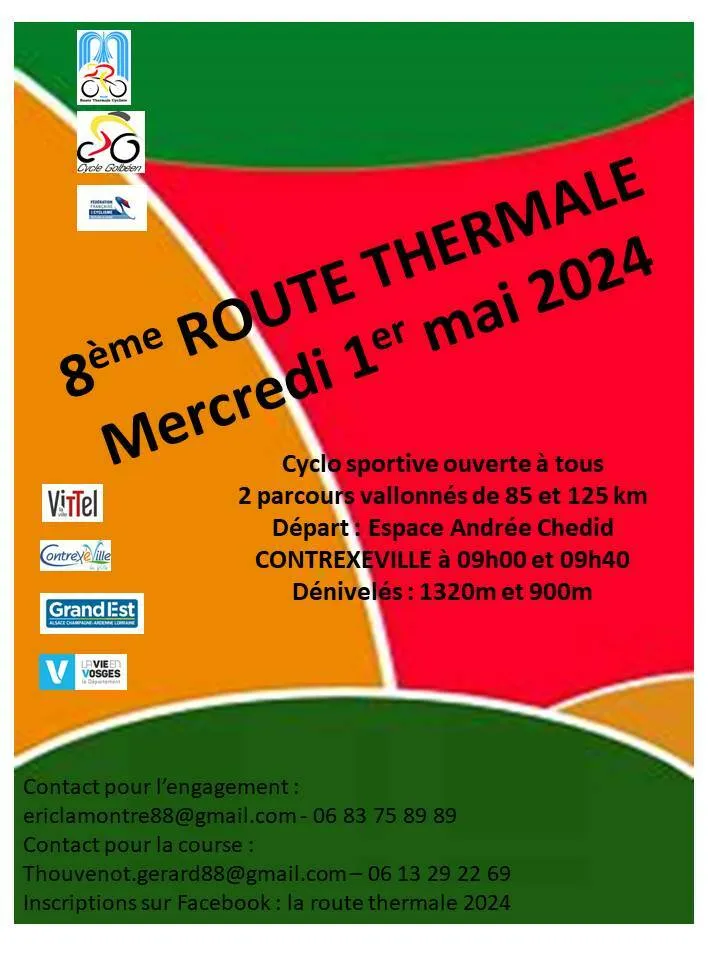 La Route Thermale 2024 – Infos, Inscriptions, Résultats, Trace