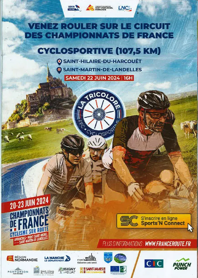 affiche de la course