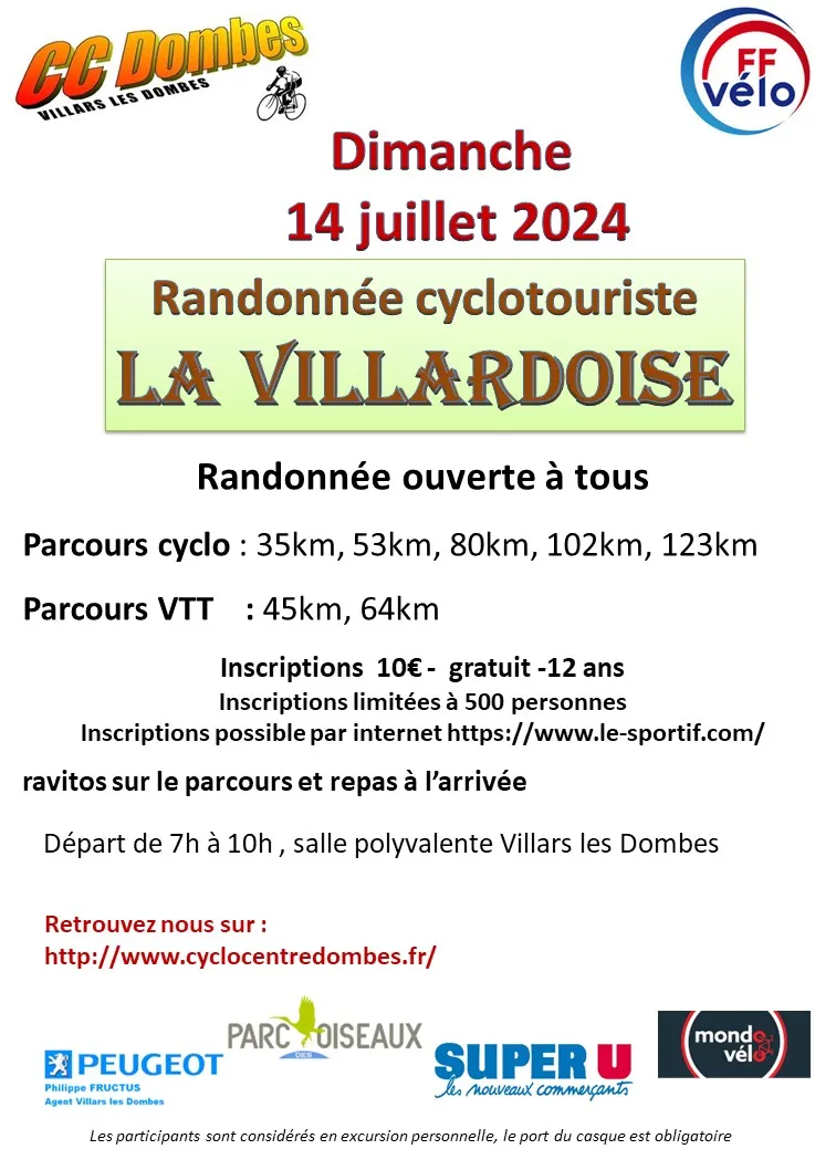 affiche de la course