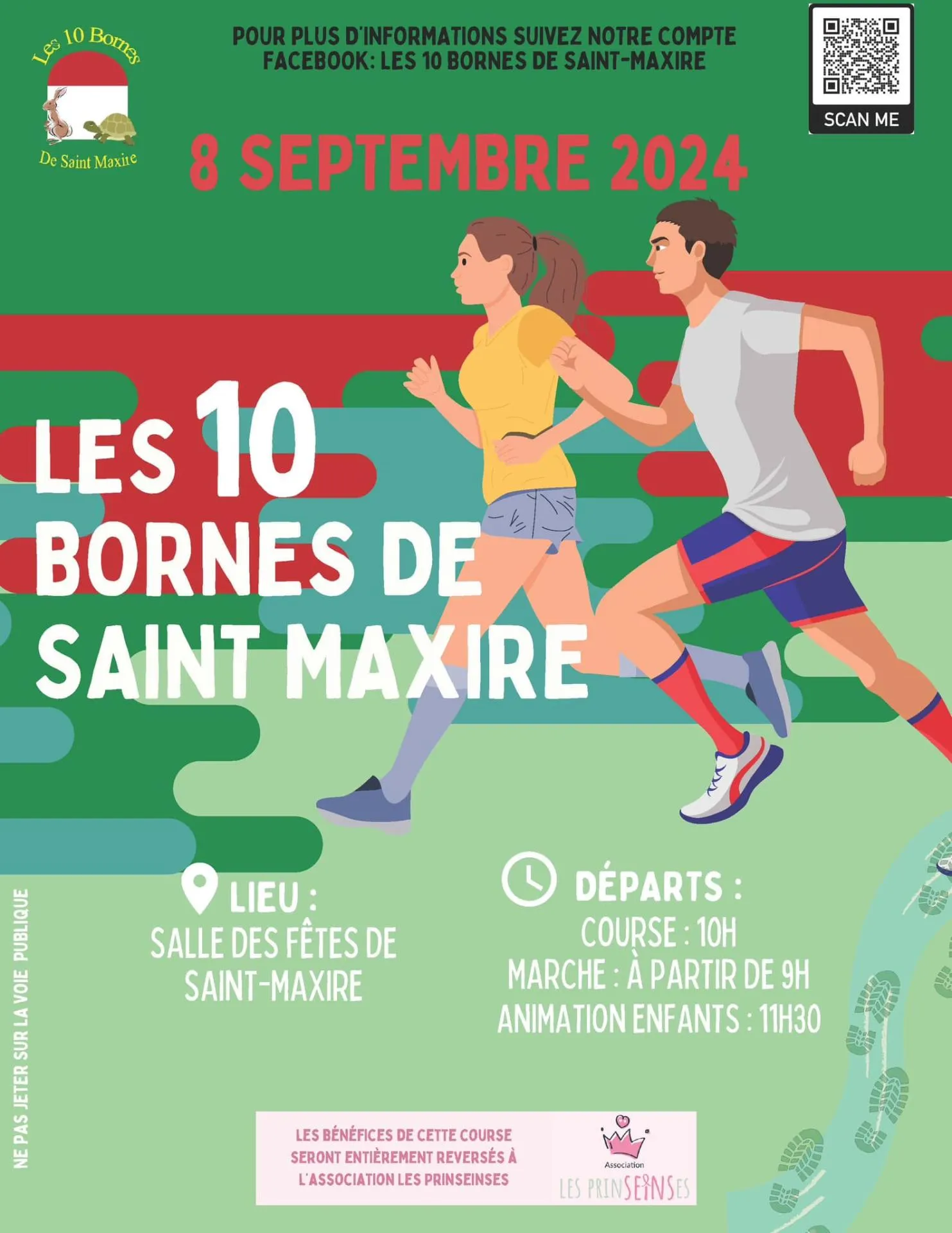 Les 10 bornes de Saint Maxire 2024 Inscription Résultats