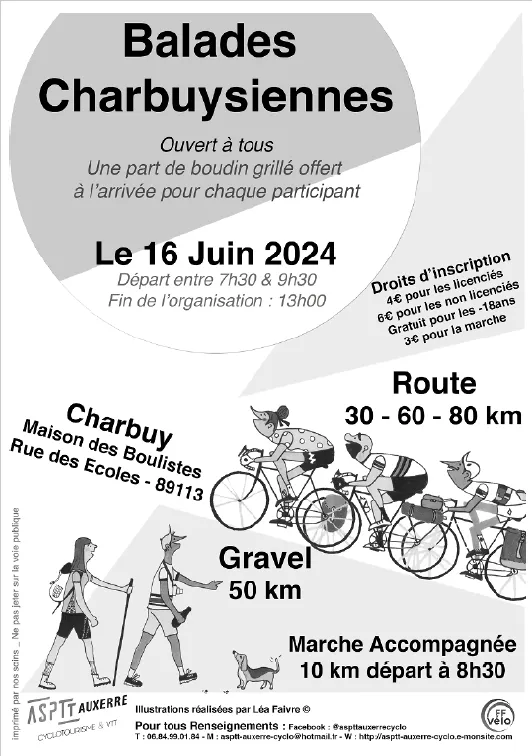 affiche de la course