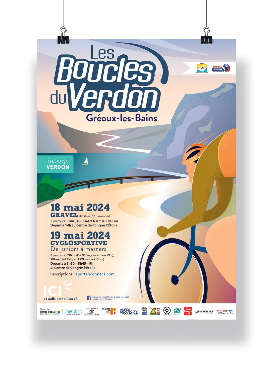 affiche de la course