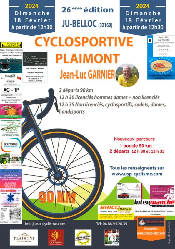 affiche de la course