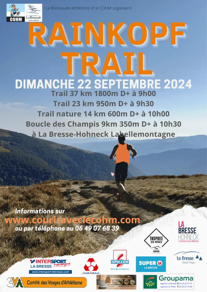 Rainkopf trail 2024 Inscription Résultats