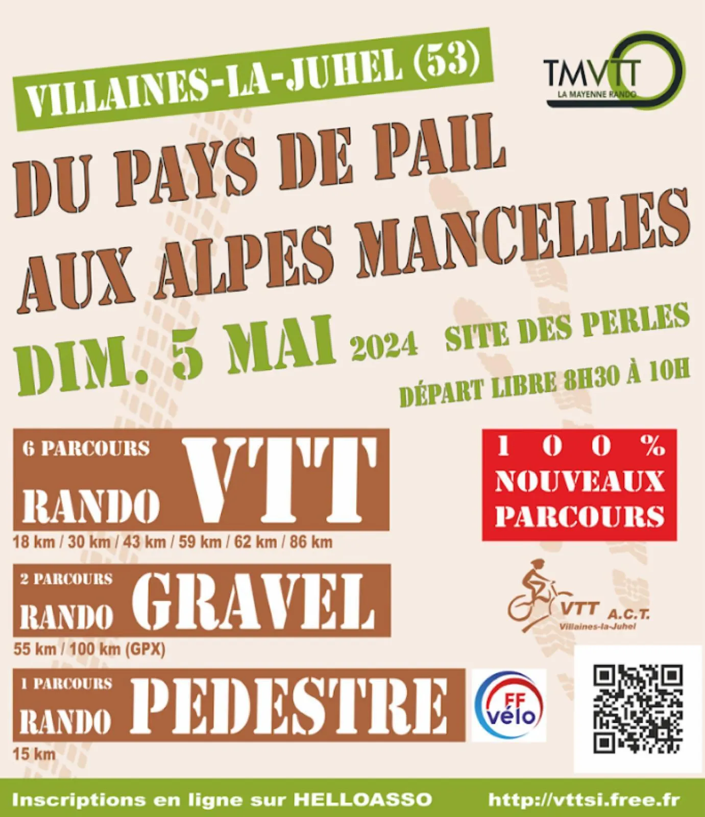 Rando du Pays de Pail aux Alpes Mancelles  2024 – Infos, Inscriptions, Résultats, Trace