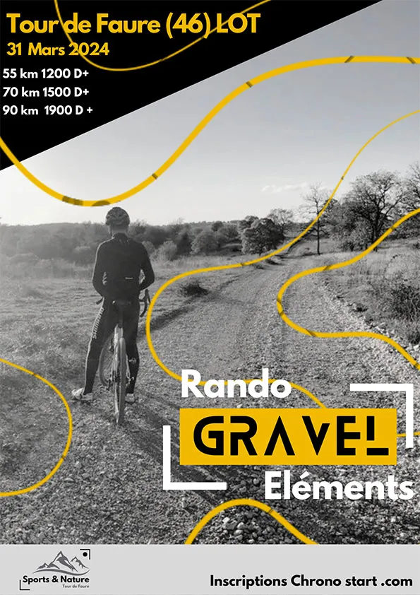 Rando gravel éléments 2024 – Infos, Inscriptions, Résultats, Trace