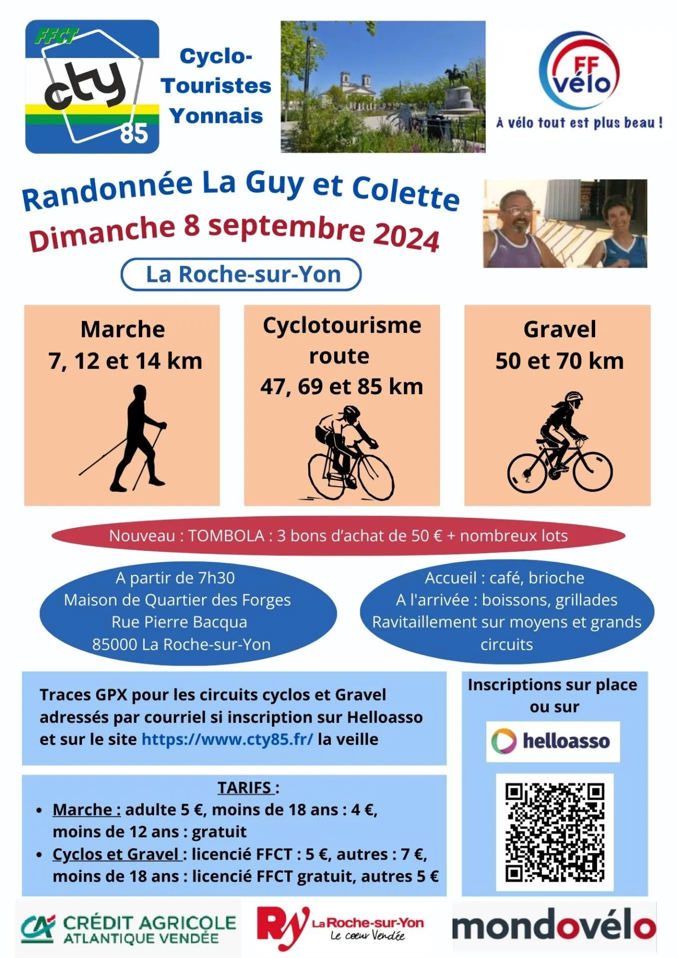 Randonnée Guy et Colette  2024 Inscription Résultats