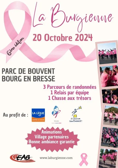 Relais octobre rose – Bourg en Bresse 2025 Inscription Résultats