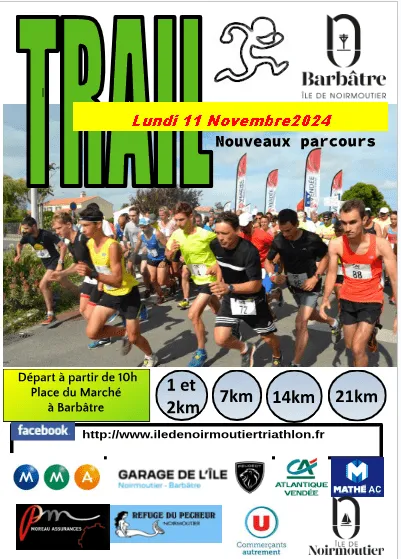 Trail de Barbâtre 2025 Inscription Résultats