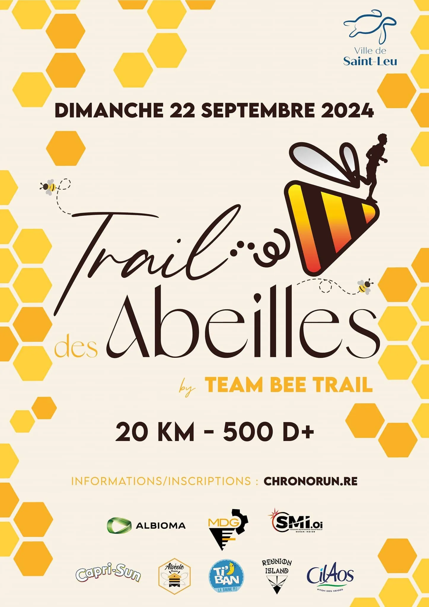 Trail des Abeilles – La Chaloupe Saint Leu 2024 Inscription Résultats