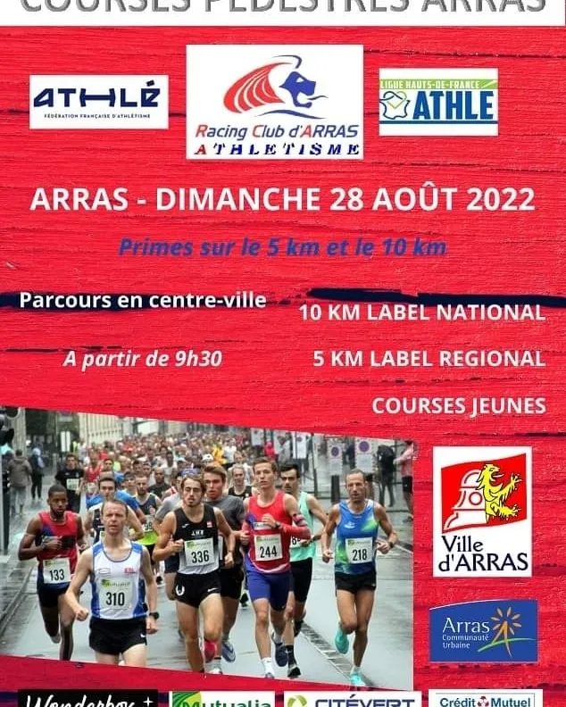 10 km d’Arras 2024 Inscription Résultats