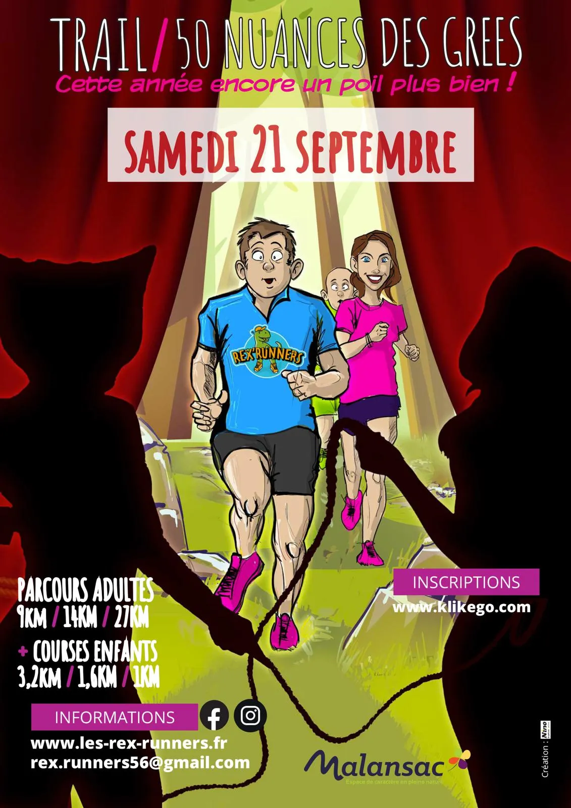 affiche de la course