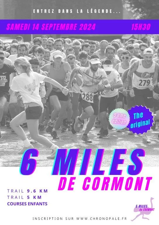 affiche de la course