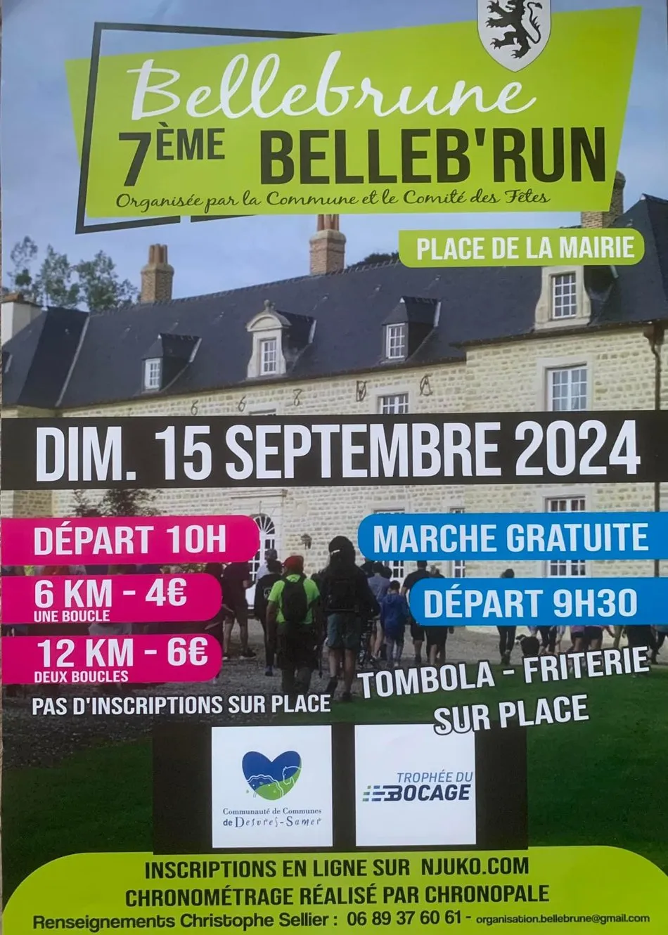 Belleb’Run 2024 Inscription Résultats