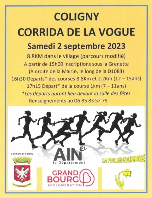 affiche de la course