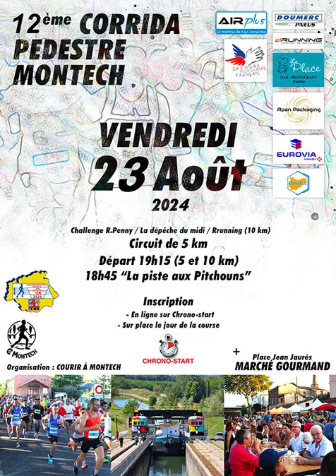 Corrida de Montech 2024 Inscription Résultats