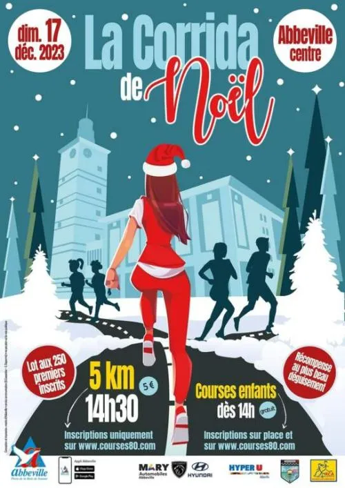 Corrida de noël – Abbeville 2024 Inscription Résultats