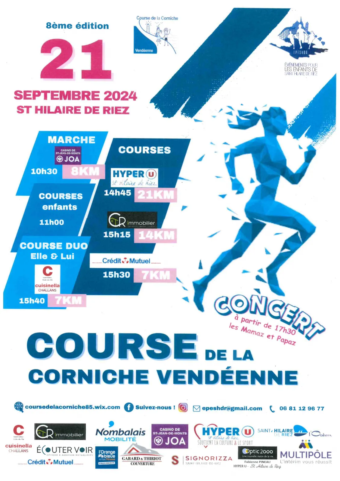 affiche de la course