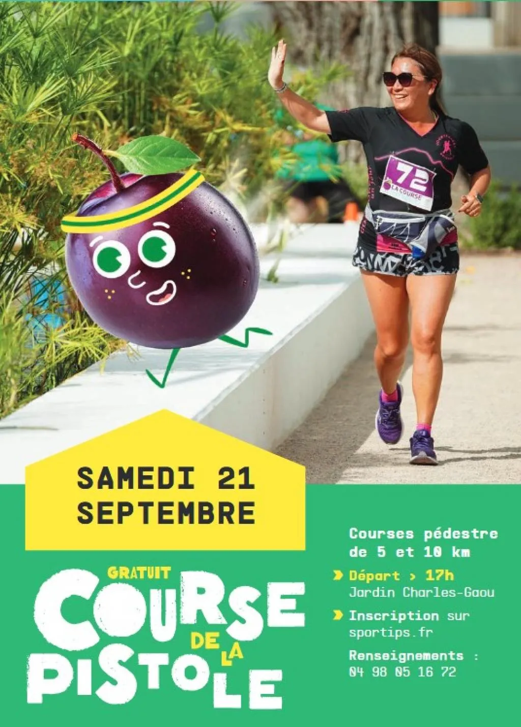 affiche de la course