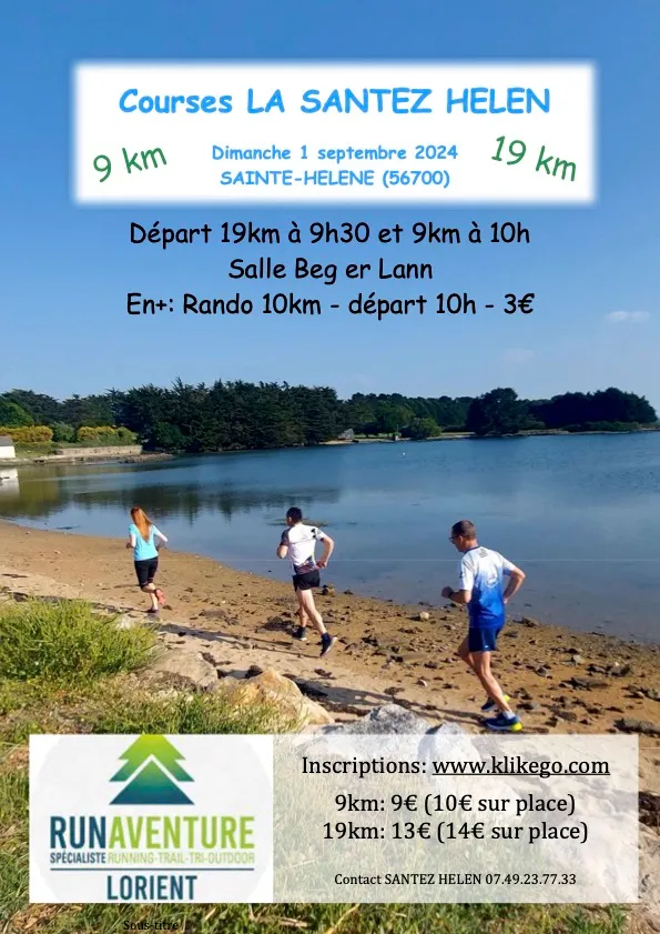 affiche de la course