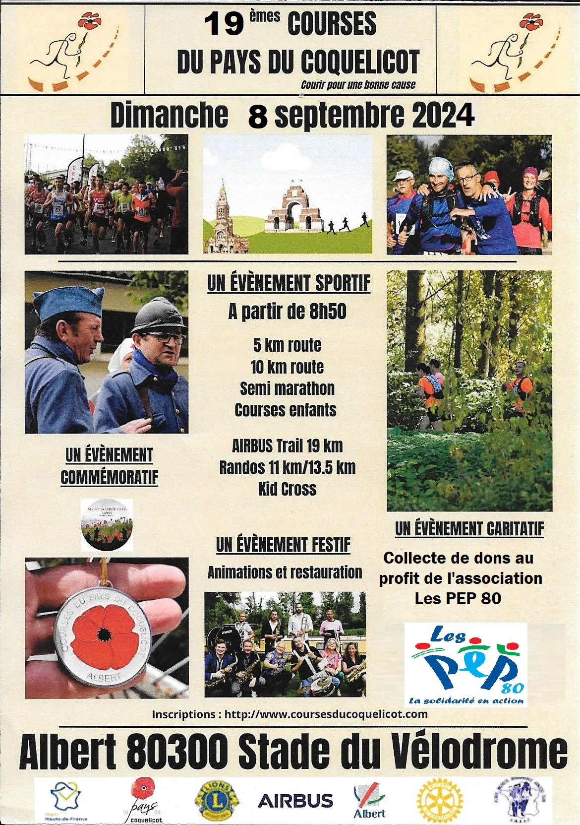 Courses du Pays du Coquelicot 2024 Inscription Résultats