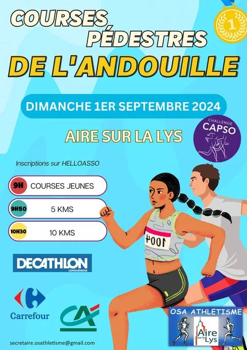 affiche de la course