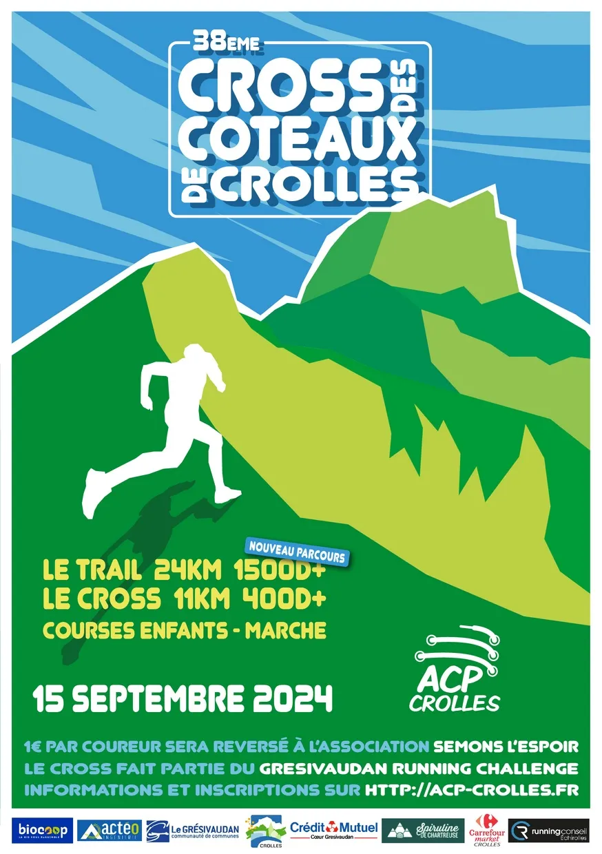 Cross des Côteaux – Crolles 2024 Inscription Résultats